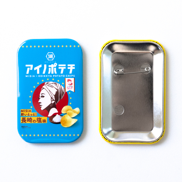 アイノポテチ缶バッジ MISIA好いとっと！長崎の塩味