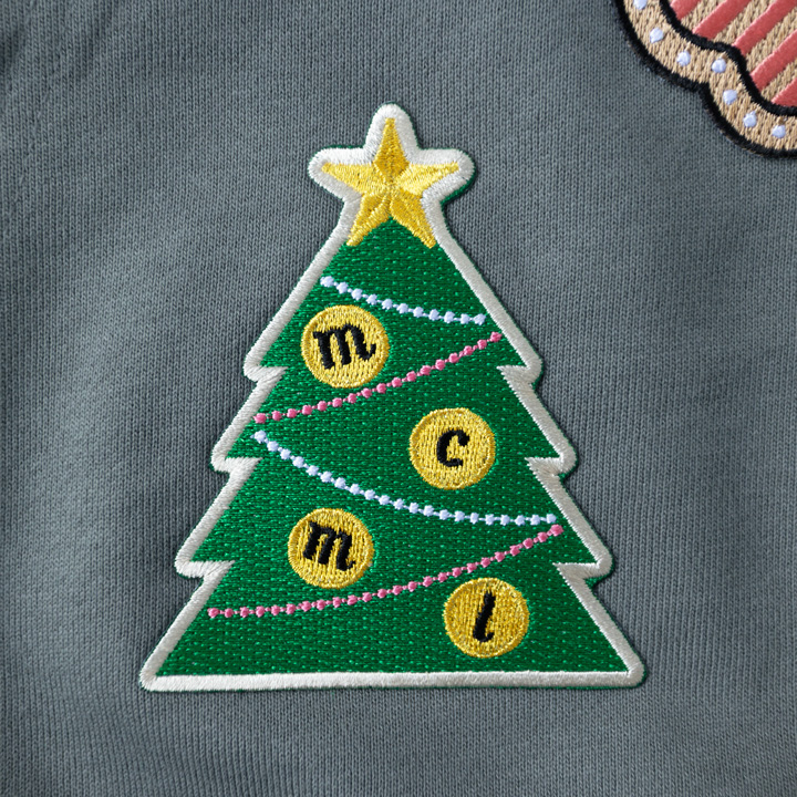 MCML MISIA’s クリスマスワッペンパーカー（ホワイト）