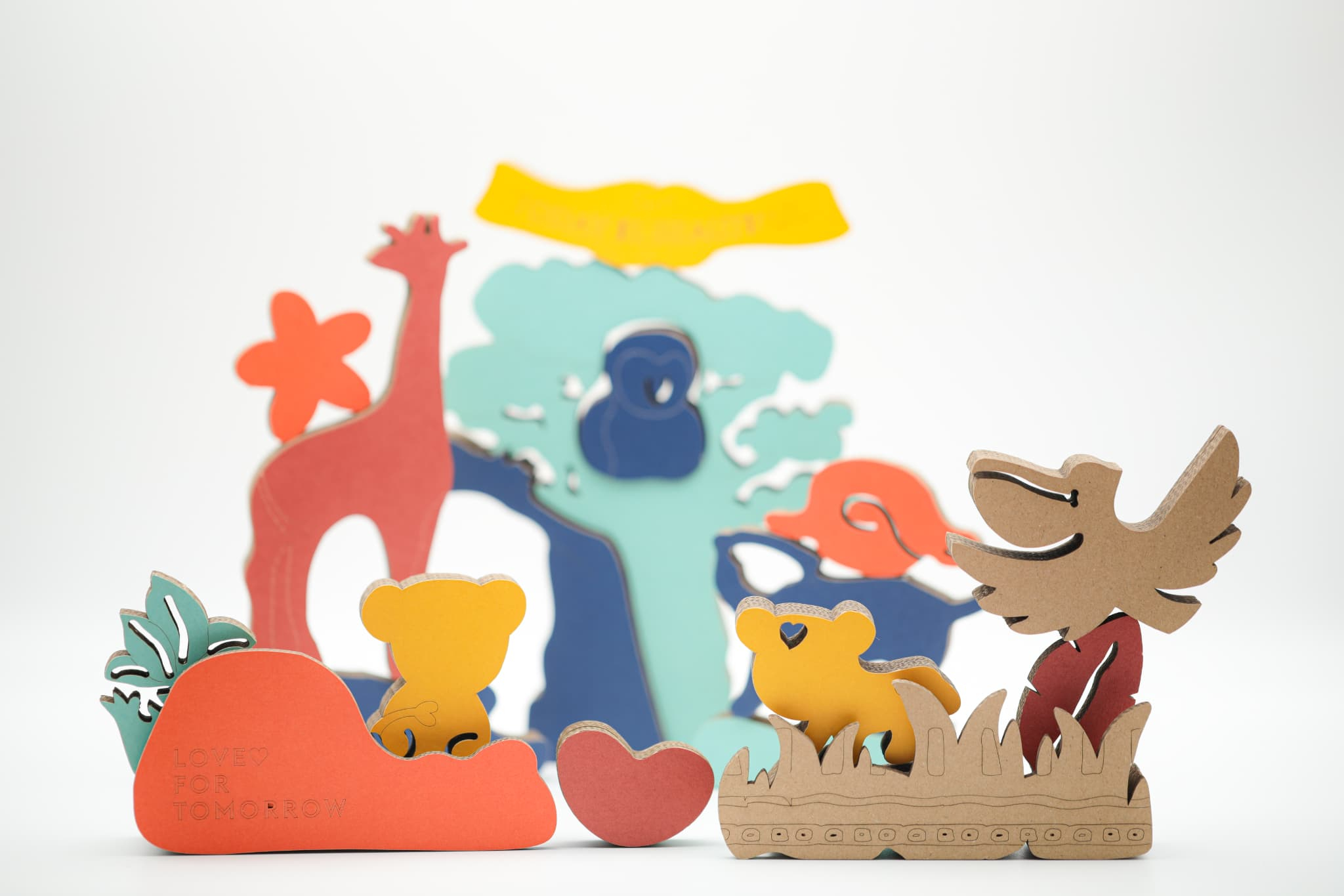 AFRICABLOCKS MADE OF CARDBOARD