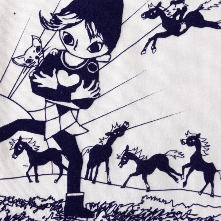 星空のライヴXIII オーガニックコットンTシャツ(オフホワイト)