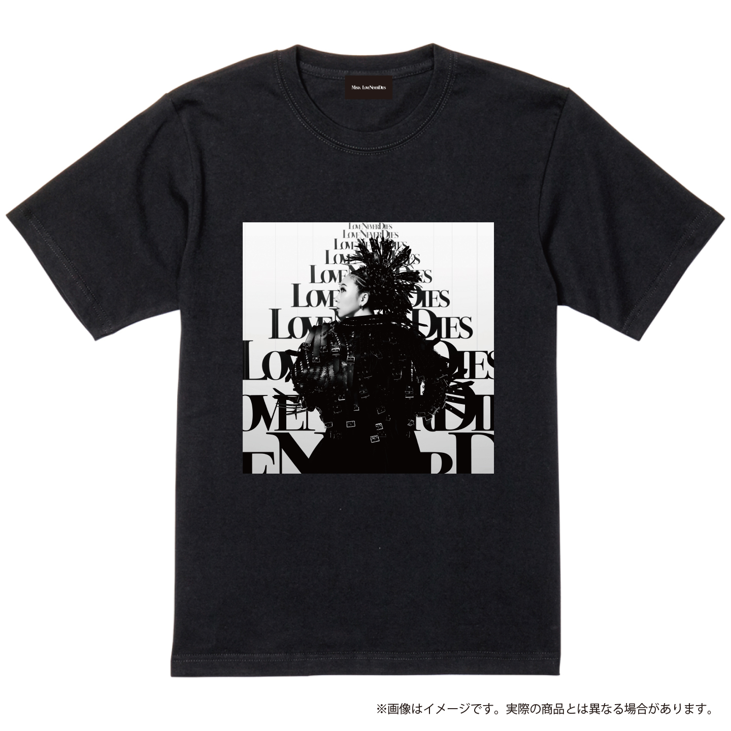 MISIA『LOVE NEVER DIES』プレミアムTシャツ(BLACK)