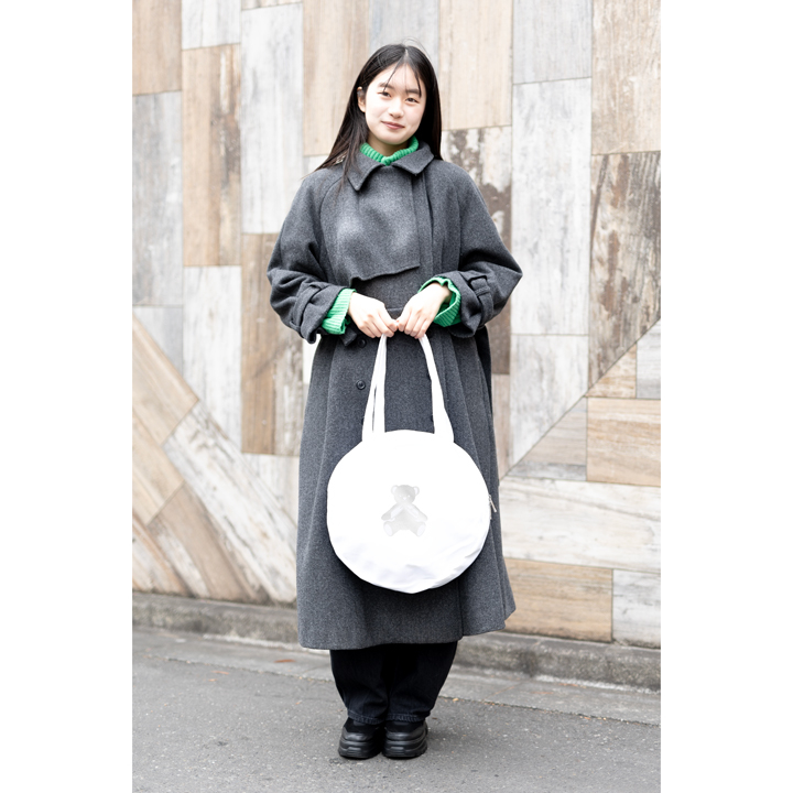 MISIA HOLY NIGHT ラウンドトートバッグ(ホワイト)