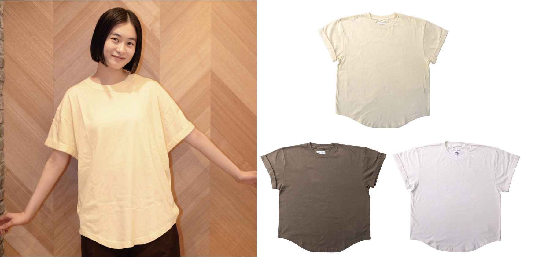 MCML×YOJOKUN ひまわりTシャツ レディース