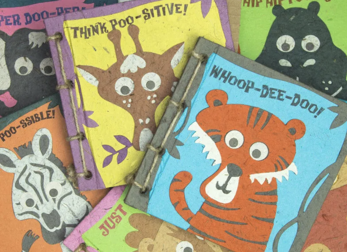 POOPOOPAPER 動物園ジャーナルノートブック