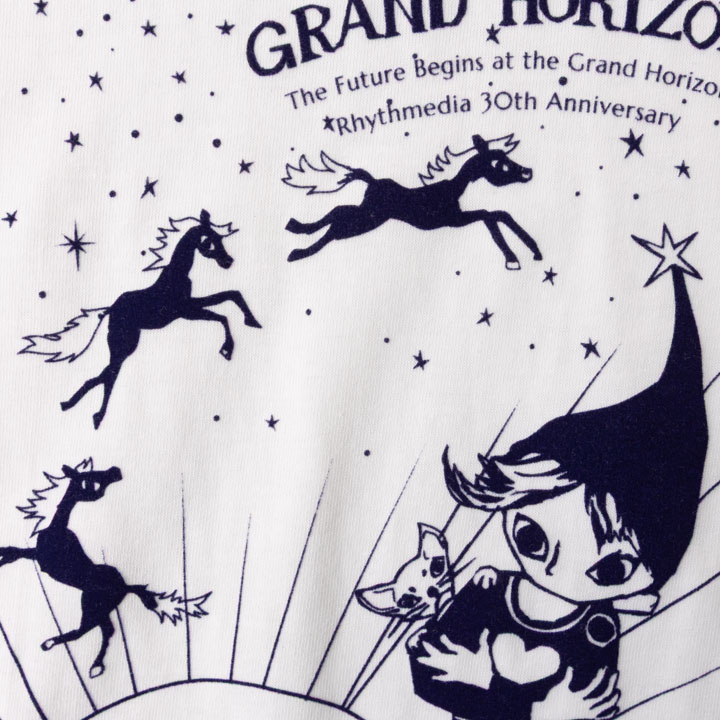 星空のライヴXIII オーガニックコットンTシャツ(オフホワイト)