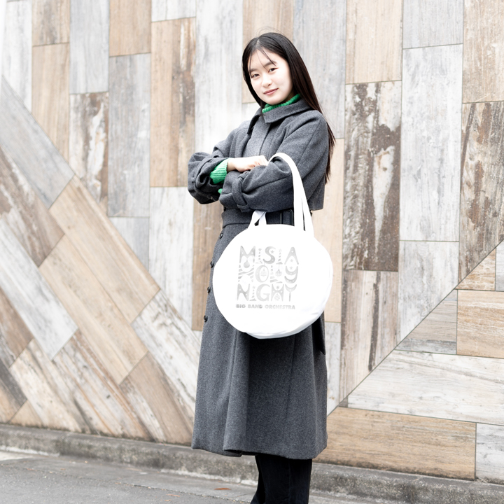 MISIA HOLY NIGHT ラウンドトートバッグ(ホワイト)