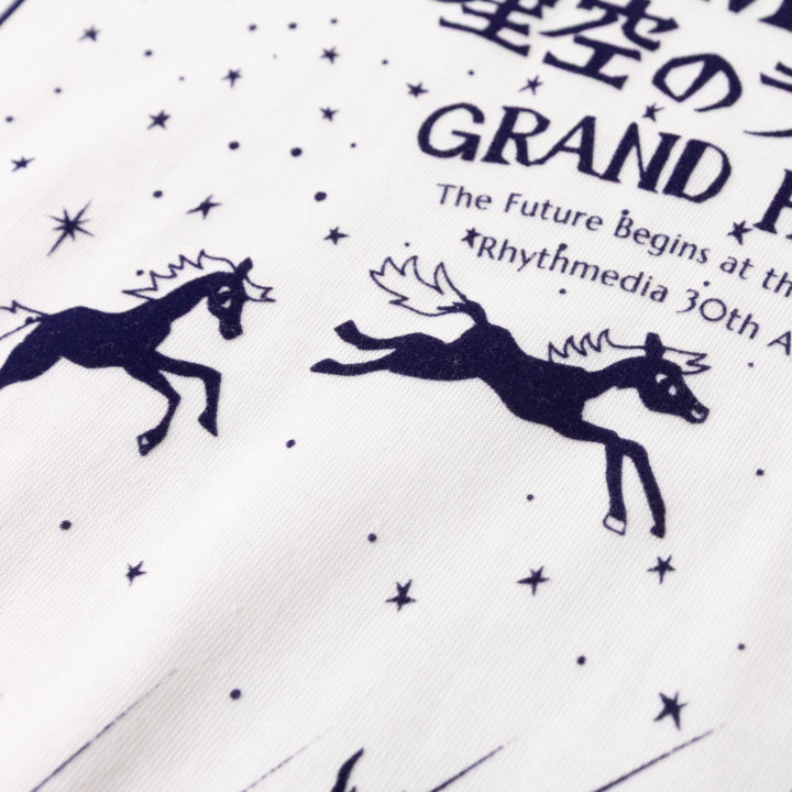 星空のライヴXIII オーガニックコットンTシャツ(オフホワイト)
