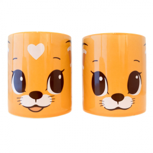ハートのレオナとエレナ ペアマグカップ