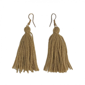 【MCML×Wayuu Colombia Original】 ワユー_タッセルピアス