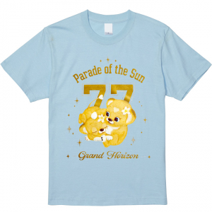 太陽のパレードTシャツ(ライトブルー)