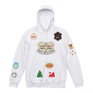 【予約商品】MCML MISIA’s クリスマスワッペンパーカー（ホワイト）