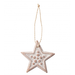 テラコッタのオーナメント　スター