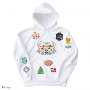 【予約商品】MCML MISIA’s クリスマスワッペンパーカー（ホワイト）