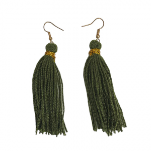 【MCML×Wayuu Colombia Original】 ワユー_タッセルピアス