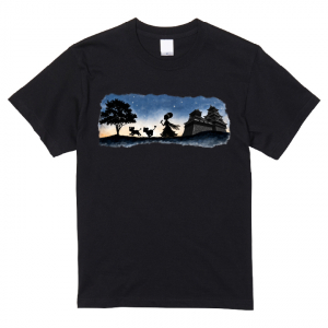 【予約販売】熊本チャリティTシャツ (ブラック)