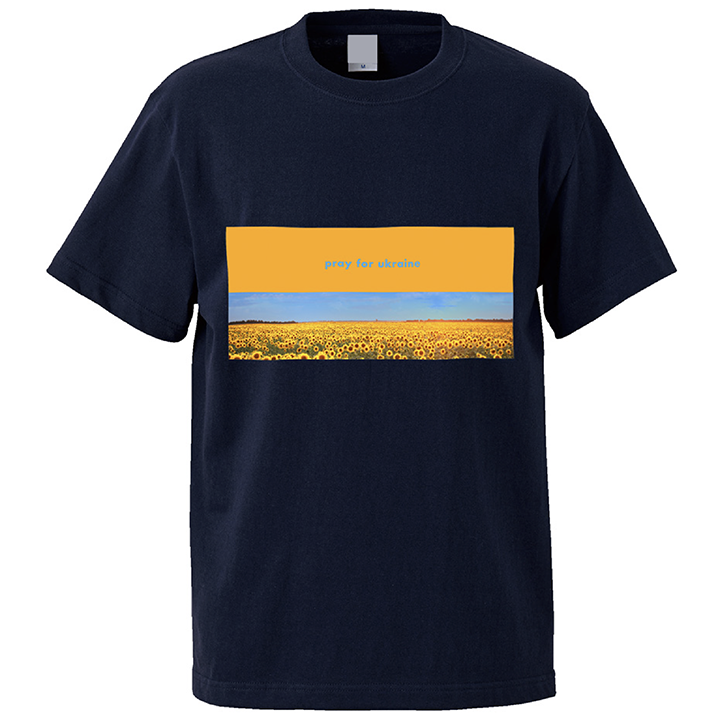 ウクライナチャリティTシャツ - pray for ukraine（Directed by 信藤三雄）Limited Edition