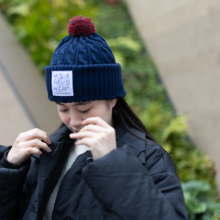 MISIA HOLY NIGHT ニット帽（ネイビー）