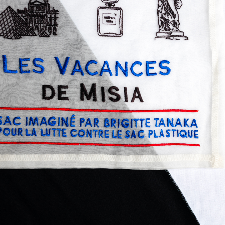【予約商品】MISIA×BRIGITTE TANAKA<br>オーガンジーバッグ<br>- LES VACANCES DE MISIA -