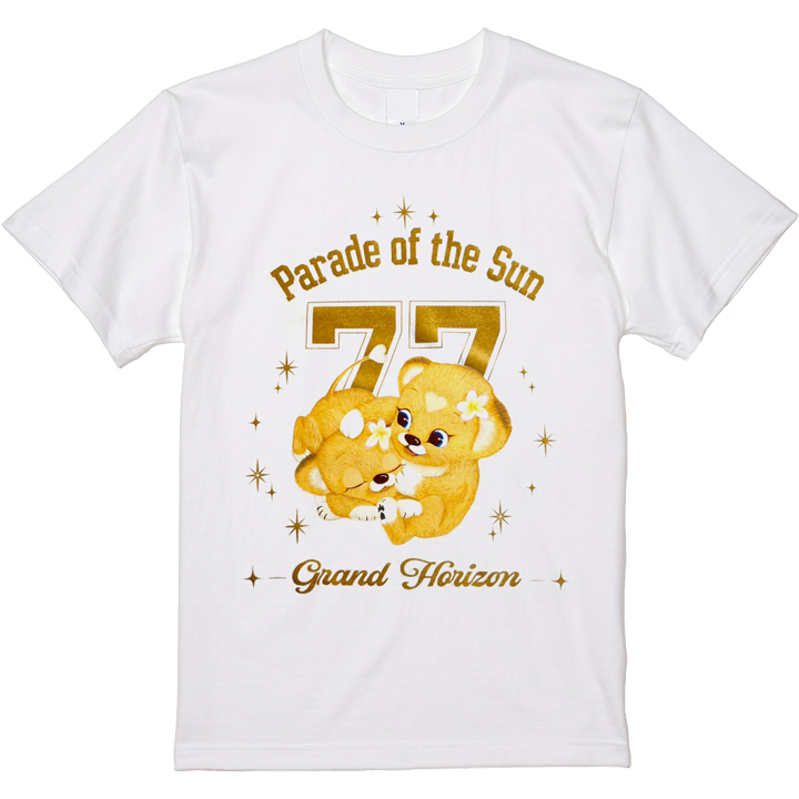 【予約商品】太陽のパレードTシャツ(ホワイト)