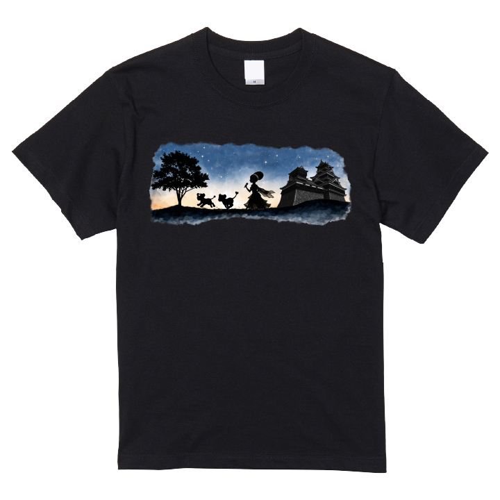 【予約販売】熊本チャリティTシャツ (ブラック)