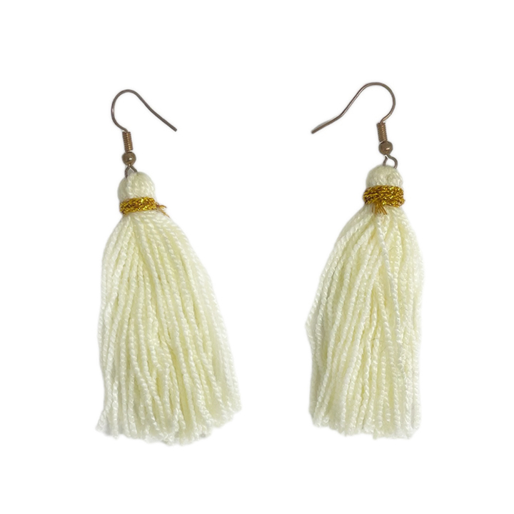 【MCML×Wayuu Colombia Original】 ワユー_タッセルピアス
