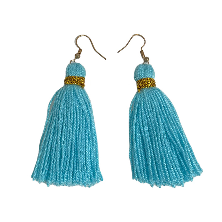 【MCML×Wayuu Colombia Original】 ワユー_タッセルピアス