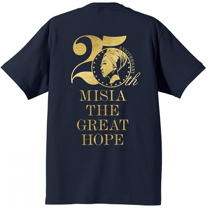 MISIA THE GREAT HOPE Tシャツ(ネイビー）