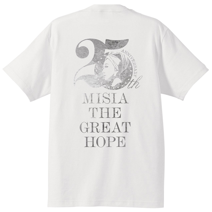 MISIA THE GREAT HOPE Tシャツ(ホワイト）