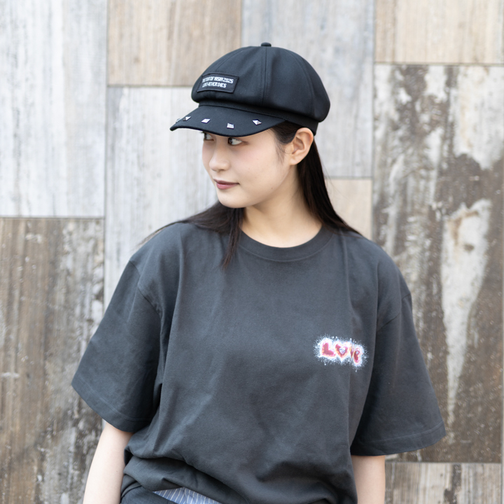 【広島会場受取】LOVE NEVER DIES スタッズ付きキャスケット