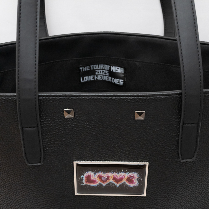 LOVE NEVER DIES  スタッズトートバッグ
