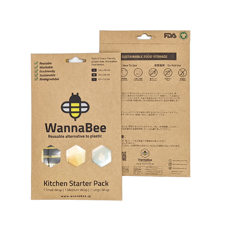 WannaBee 蜜蝋ラップ3枚セット