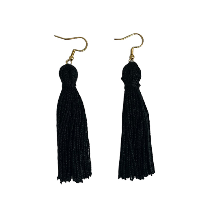 【MCML×Wayuu Colombia Original】 ワユー_タッセルピアス