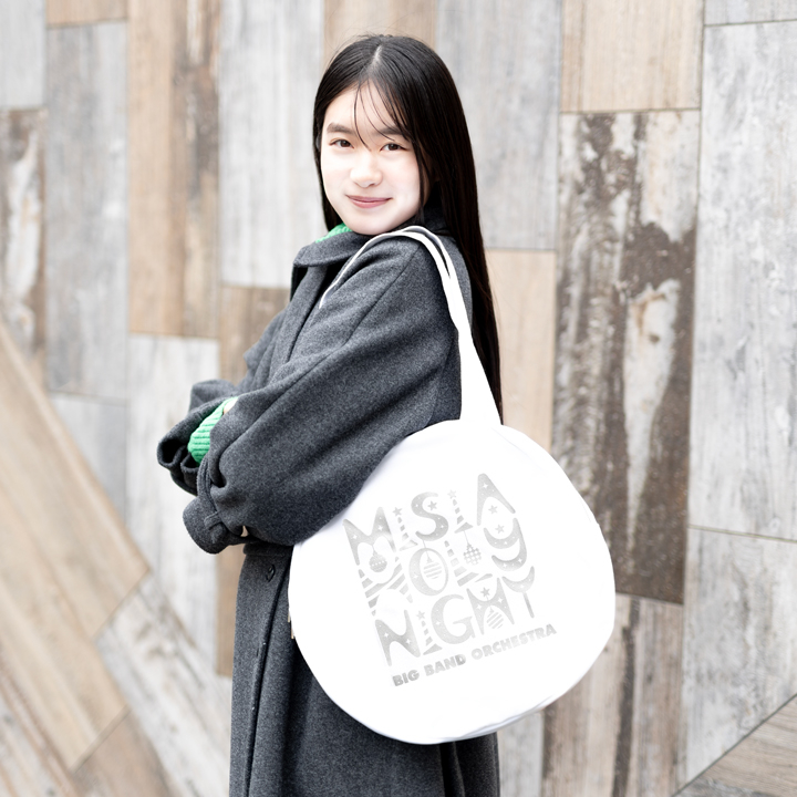 MISIA HOLY NIGHT ラウンドトートバッグ(ホワイト)