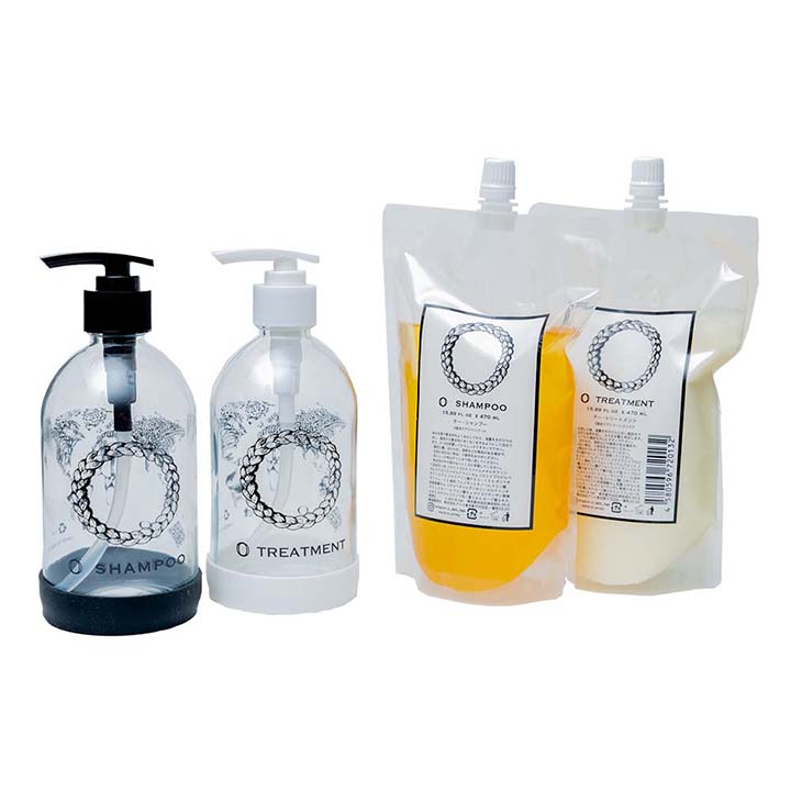O skin & hair O・TREATMENT 470ml（ガラスボトル付）