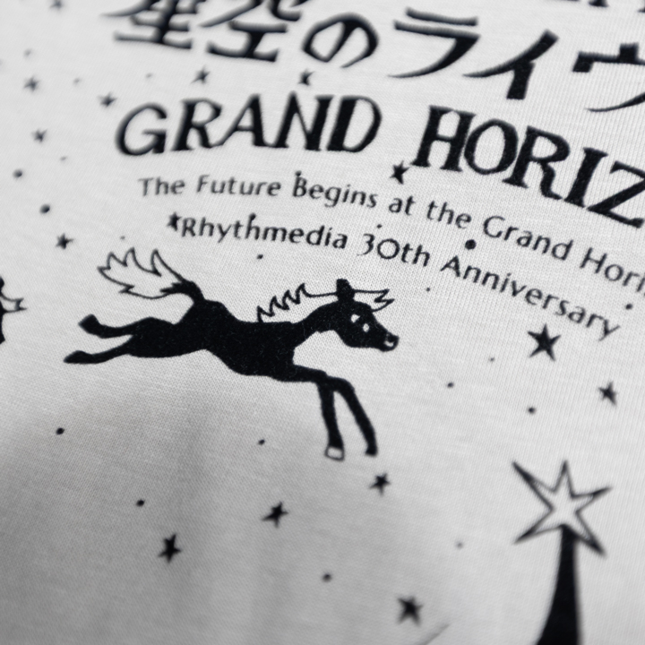 星空のライヴXIII オーガニックコットンTシャツ(ベージュ)