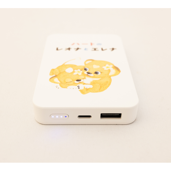 ハートのレオナとエレナ モバイルバッテリー