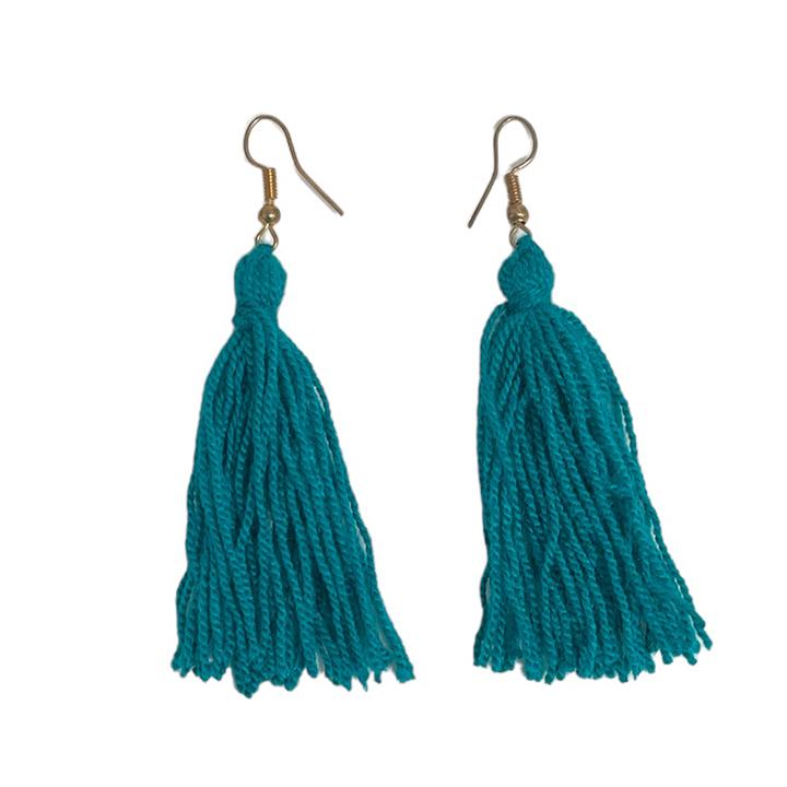 【MCML×Wayuu Colombia Original】 ワユー_タッセルピアス