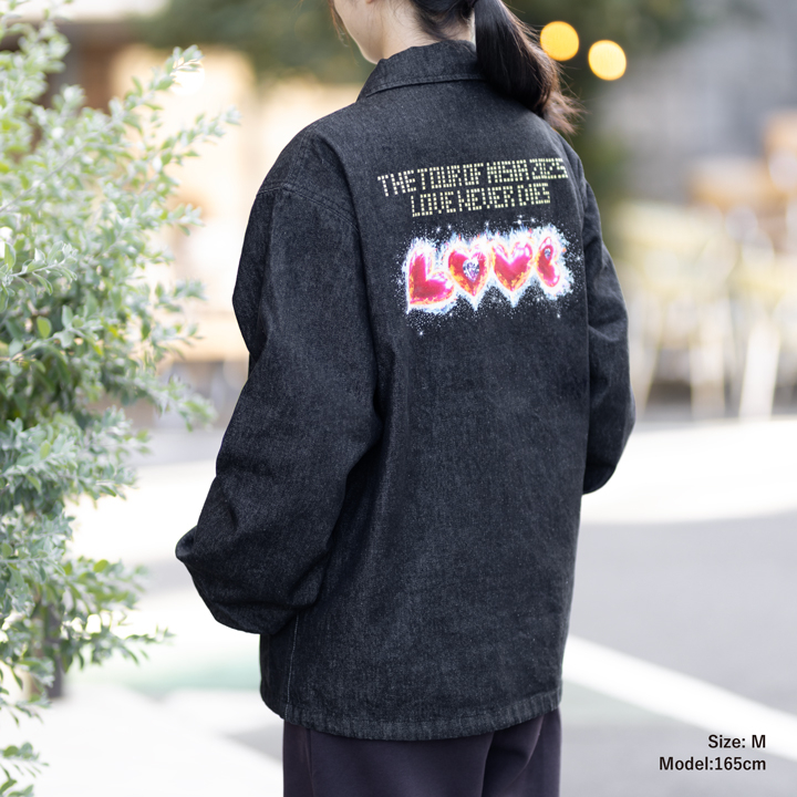 LOVE NEVER DIES  デニムコーチジャケット