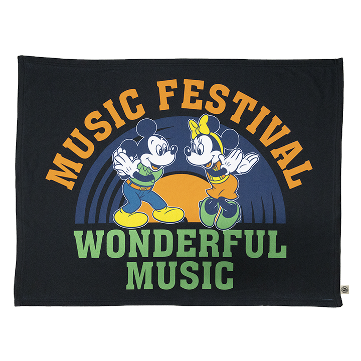 【ディズニーデザインスペシャルグッズ】MUSIC FESTIVAL ブランケット