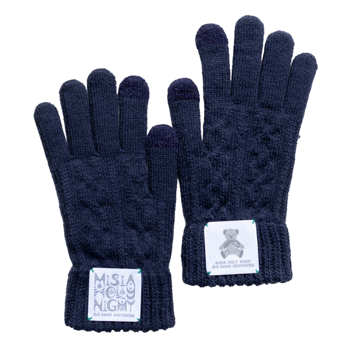 MISIA HOLY NIGHT 手袋（ネイビー）