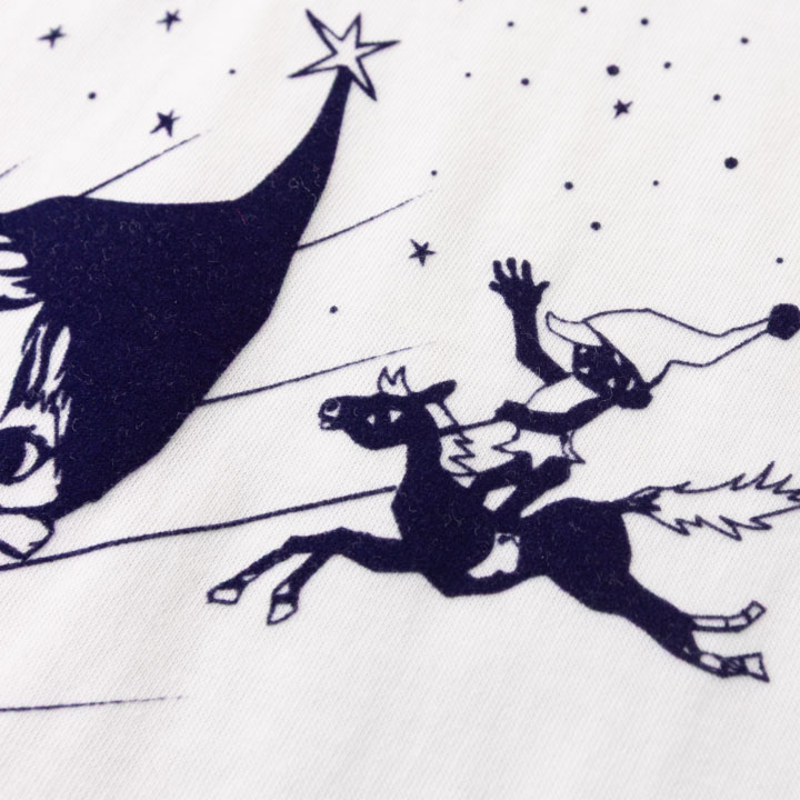 星空のライヴXIII オーガニックコットンTシャツ(オフホワイト)