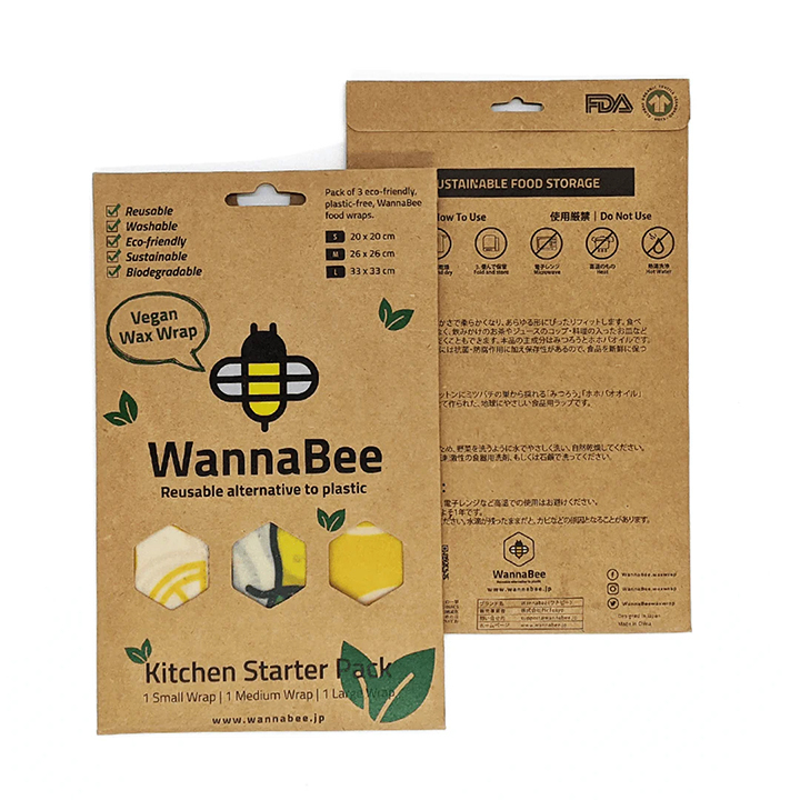 WannaBee ヴィーガンラップ3枚セット