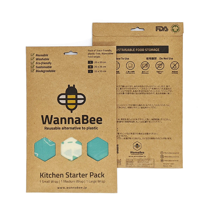 WannaBee 蜜蝋ラップ3枚セット