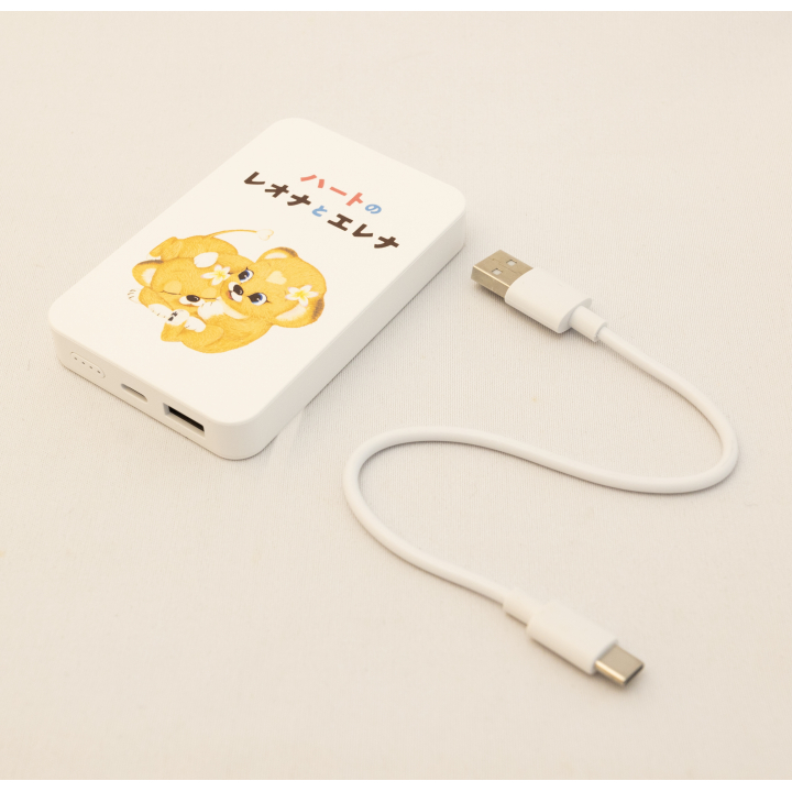 ハートのレオナとエレナ モバイルバッテリー
