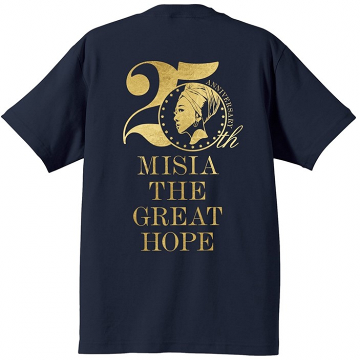 MISIA THE GREAT HOPE Tシャツ(ネイビー）